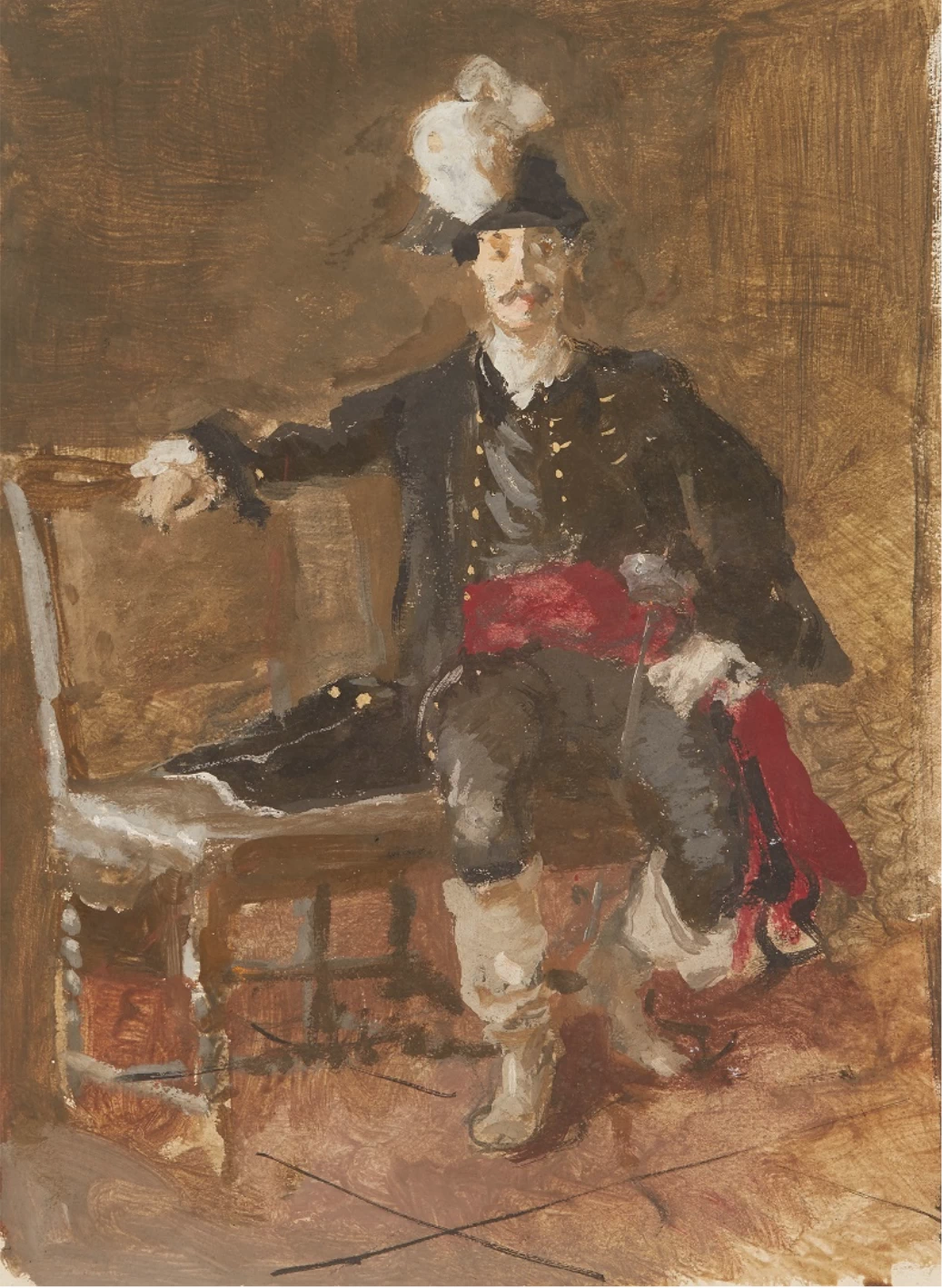 Figura seduta